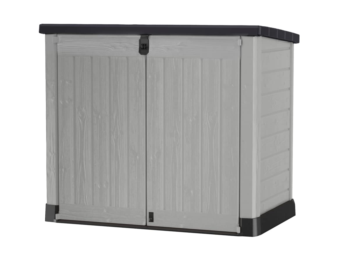 Keter Store It Out Pro Outdoor Garden Furniture Storage Shed Grey| Fade Free | All Weather Resistant | Safe and Secure | Zero Maintenance | 5 year Warranty