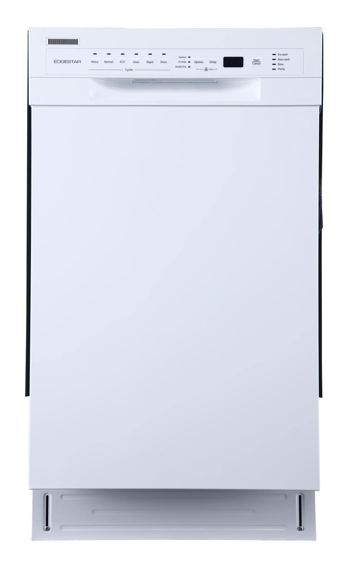 EdgeStar BIDW1802WH 18 Inch Wide 8 Place Setting Built-In Dishwasher