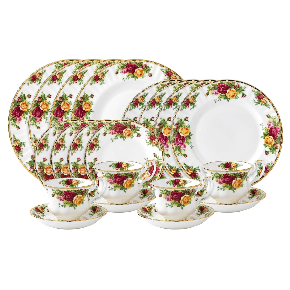 Royal Albert Old Country Roses 20-Piece Dinnerware Set